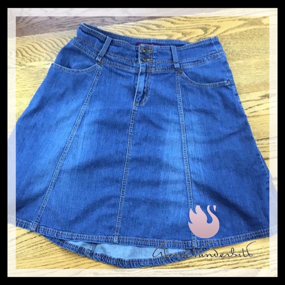 Gloria Vanderbilt Dresses & Skirts - Retro Style Jean Skirt